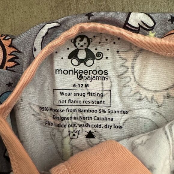 NWT Bamboo Sleeper Monkeeroos Space- LIMITED EDITION- 6-12mos - Picture 5 of 6